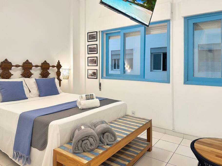 Facing The Sea Ac Basilica Embare Bars&Restaurants Apartment ซันโตส ภายนอก รูปภาพ